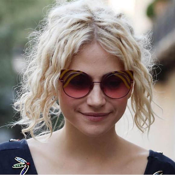 💯 - New Authentic Fendi FF 0215/s 00l9- X4 Burgundy Cat Eye Sunglasses - Picture 12 of 17